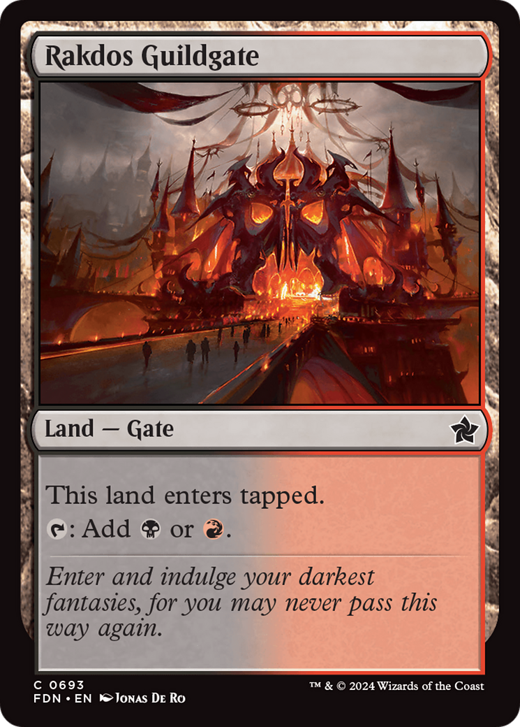 Rakdos Guildgate [Foundations] | Pegasus Games WI