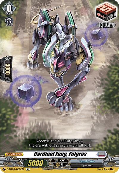 Cardinal Fang, Fulgrus (D-BT01/089EN) [Genesis of the Five Greats] | Pegasus Games WI