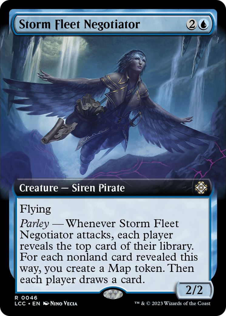 Storm Fleet Negotiator (Extended Art) [The Lost Caverns of Ixalan Commander] | Pegasus Games WI