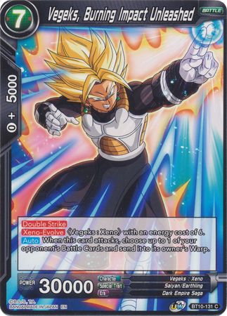 Vegeks, Burning Impact Unleashed (BT10-131) [Rise of the Unison Warrior 2nd Edition] | Pegasus Games WI