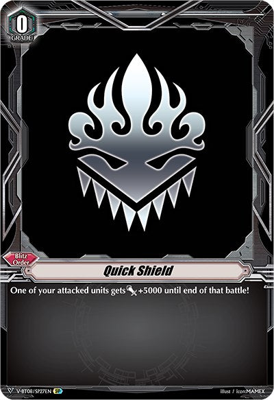 Quick Shield (Kagero) (V-BT08/SP27EN SP) [Silverdust Blaze] | Pegasus Games WI