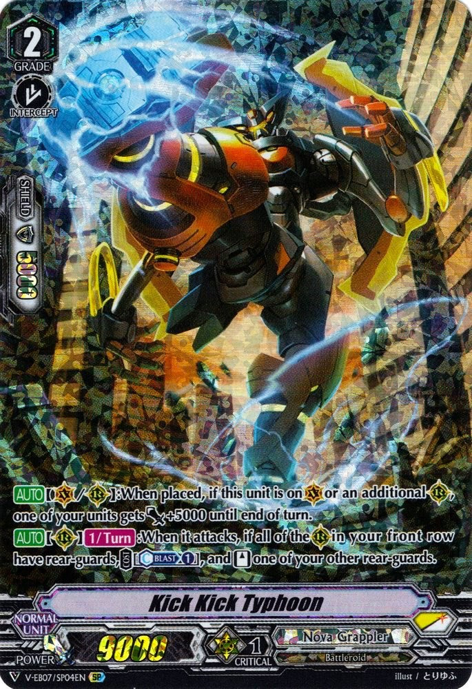 Kick Kick Typhoon (V-EB07/SP04EN) [The Heroic Evolution] | Pegasus Games WI