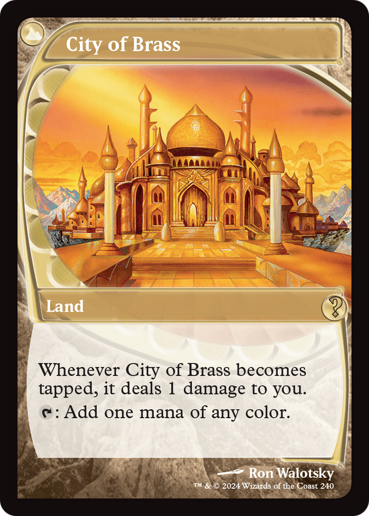 City of Brass (Future Sight) [Mystery Booster 2] | Pegasus Games WI