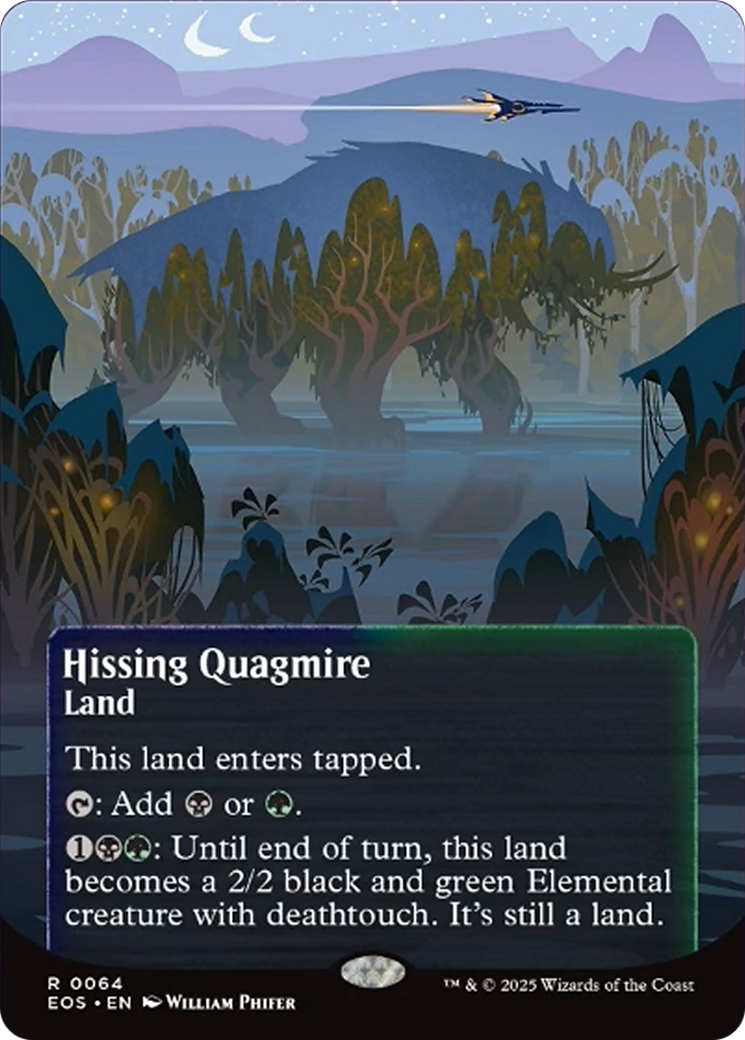 Hissing Quagmire (0064) (Borderless) [Edge of Eternities: Stellar Sights] | Pegasus Games WI
