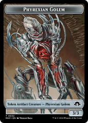 Servo // Phyrexian Golem Double-Sided Token [Modern Horizons 3 Tokens] | Pegasus Games WI