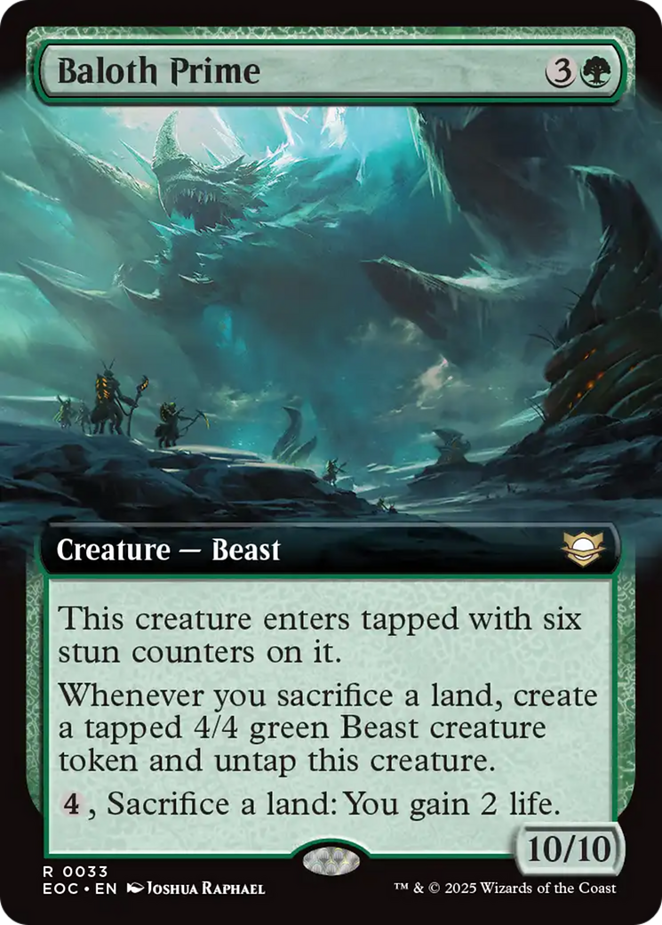 Baloth Prime (Extended Art) [Edge of Eternities Commander] | Pegasus Games WI