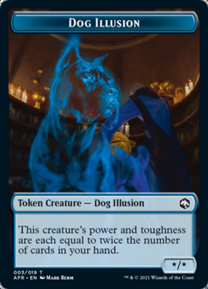 Dog Illusion // Vecna Double-Sided Token [Dungeons & Dragons: Adventures in the Forgotten Realms Tokens] | Pegasus Games WI
