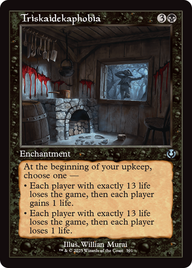 Triskaidekaphobia (Retro Frame) [Innistrad Remastered] | Pegasus Games WI