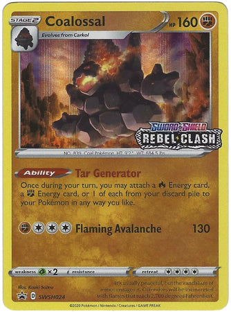 Coalossal (SWSH024) (Prerelease Promo) [Sword & Shield: Black Star Promos] | Pegasus Games WI