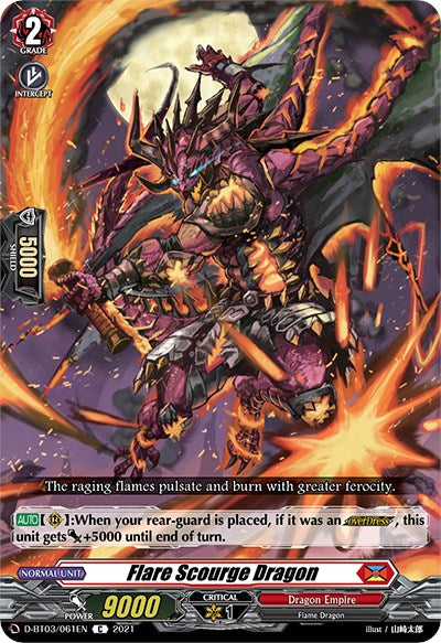 Flare Scourge Dragon (D-BT03/061EN) [Advance of Intertwined Stars] | Pegasus Games WI