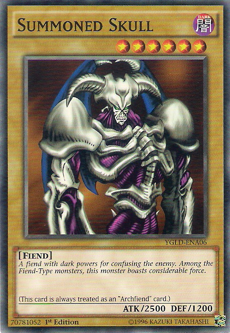 Summoned Skull [YGLD-ENA06] Common | Pegasus Games WI