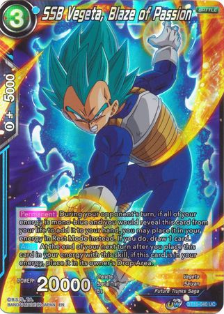 SSB Vegeta, Blaze of Passion (BT10-040) [Rise of the Unison Warrior 2nd Edition] | Pegasus Games WI