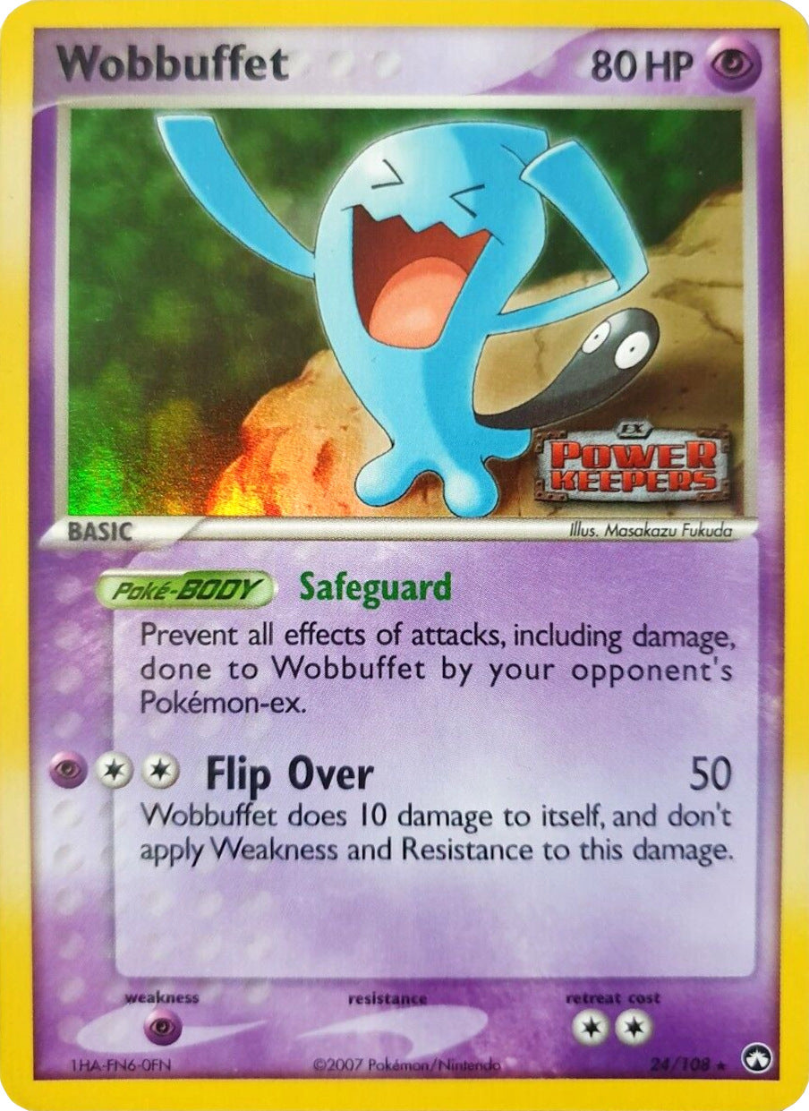 Wobbuffet (24/108) (Stamped) [EX: Power Keepers] | Pegasus Games WI