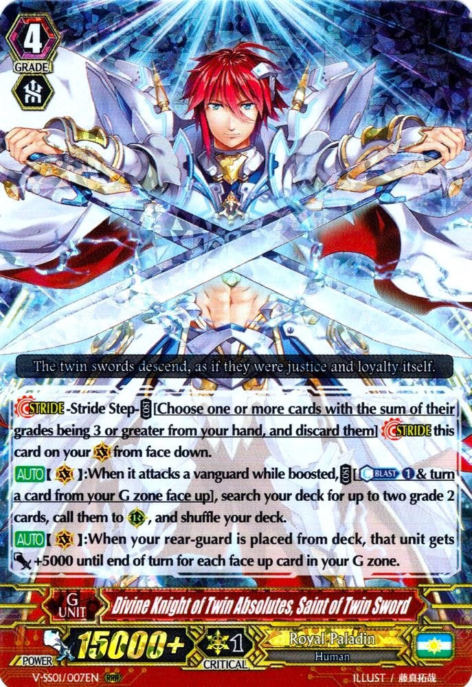 Divine Knight of Twin Absolutes, Saint of Twin Sword (V-SS01/007EN) [Premium Collection 2019] | Pegasus Games WI