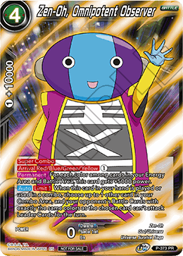 Zen-Oh, Omnipotent Observer (Unison Warrior Series Boost Tournament Pack Vol. 7) (P-373) [Tournament Promotion Cards] | Pegasus Games WI