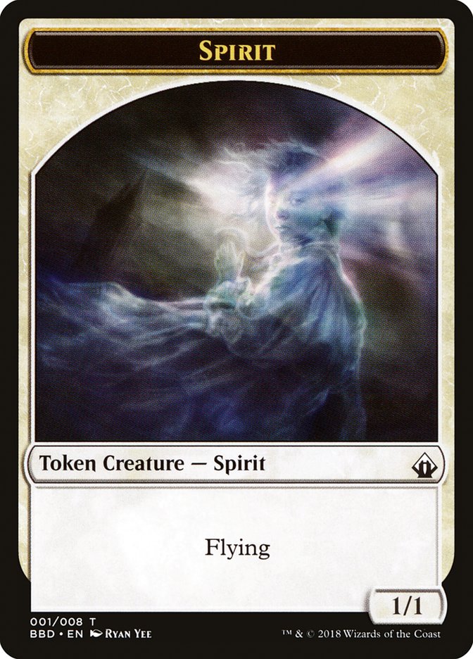 Spirit Token [Battlebond Tokens] | Pegasus Games WI