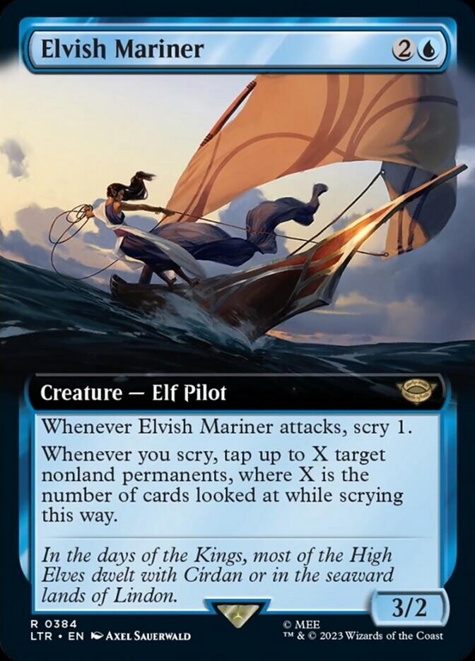 Elvish Mariner (Extended Art) [The Lord of the Rings: Tales of Middle-Earth] | Pegasus Games WI