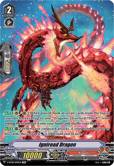 Igniroad Dragon (V-BT08/SP09EN SP) [Silverdust Blaze] | Pegasus Games WI