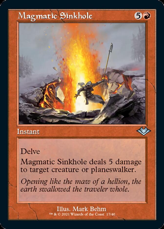 Magmatic Sinkhole (Retro) [Modern Horizons] | Pegasus Games WI