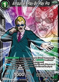 Announcer, Play-By-Play Pro (Event Pack 05) (TB2-067) [Promotion Cards] | Pegasus Games WI