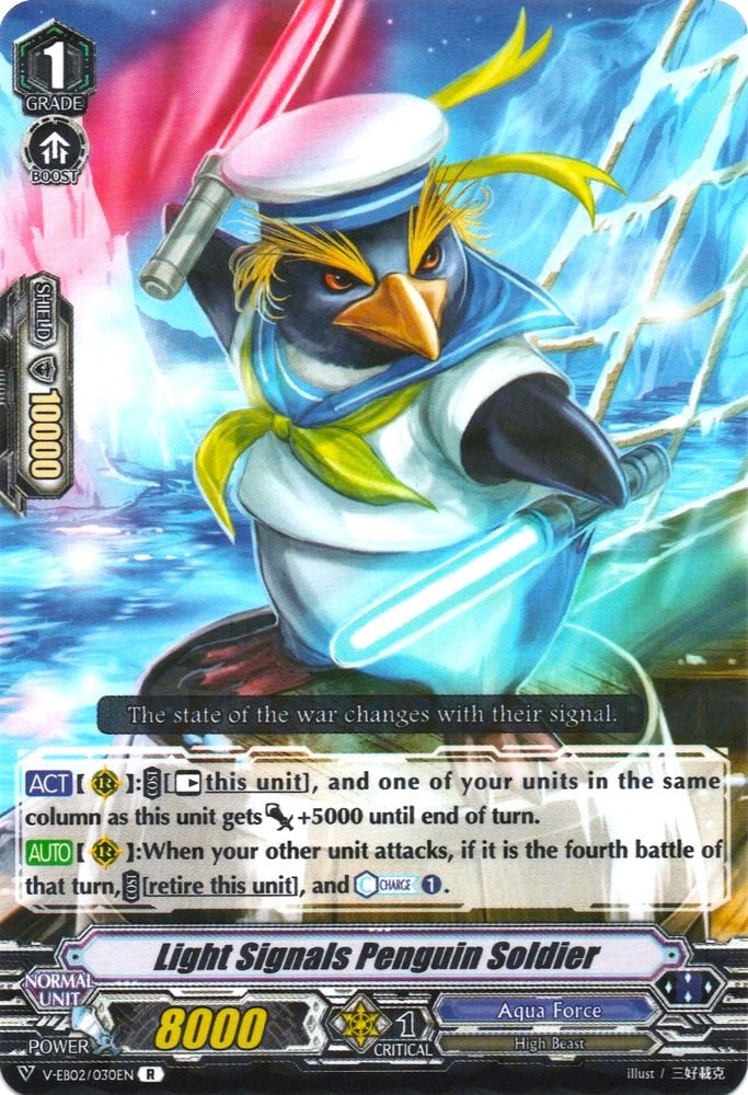 Light Signals Penguin Soldier (V-EB02/030EN) [Champions of the Asia Circuit] | Pegasus Games WI