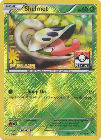 Shelmet (8/111) (League Promo 1st Place) [XY: Furious Fists] | Pegasus Games WI