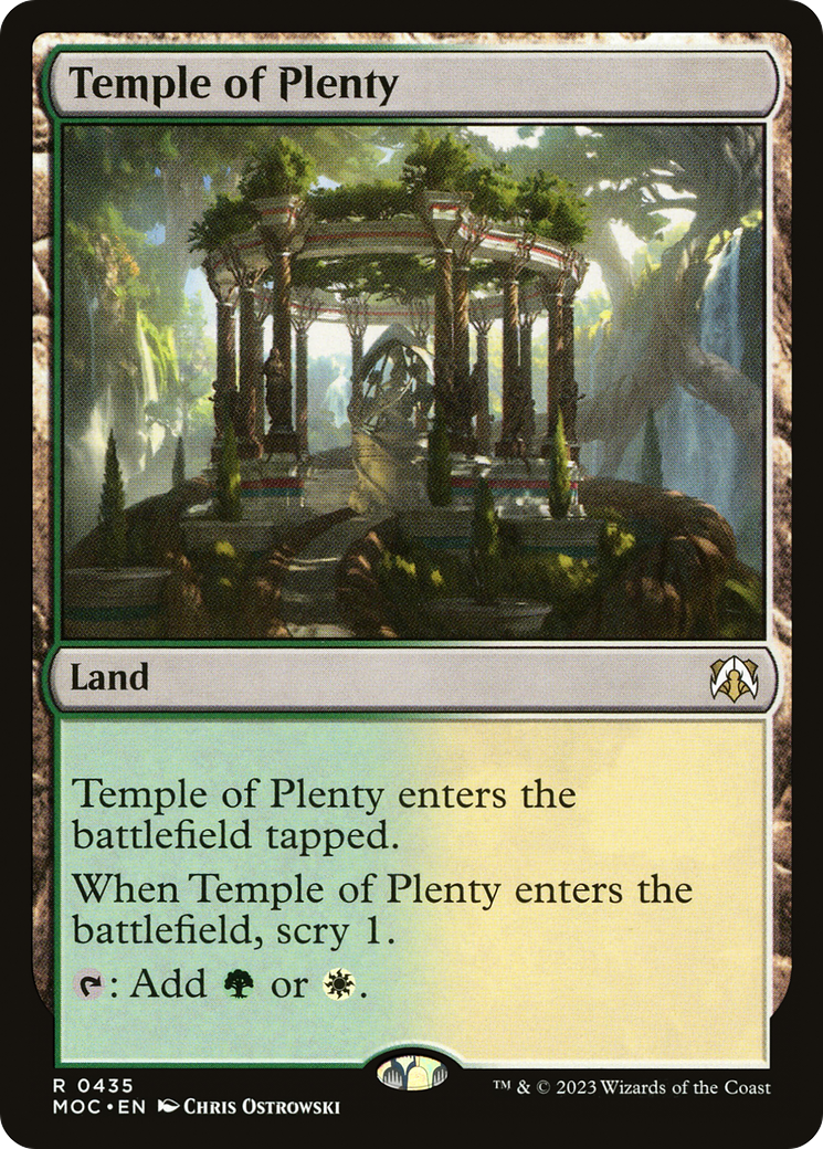 Temple of Plenty [March of the Machine Commander] | Pegasus Games WI