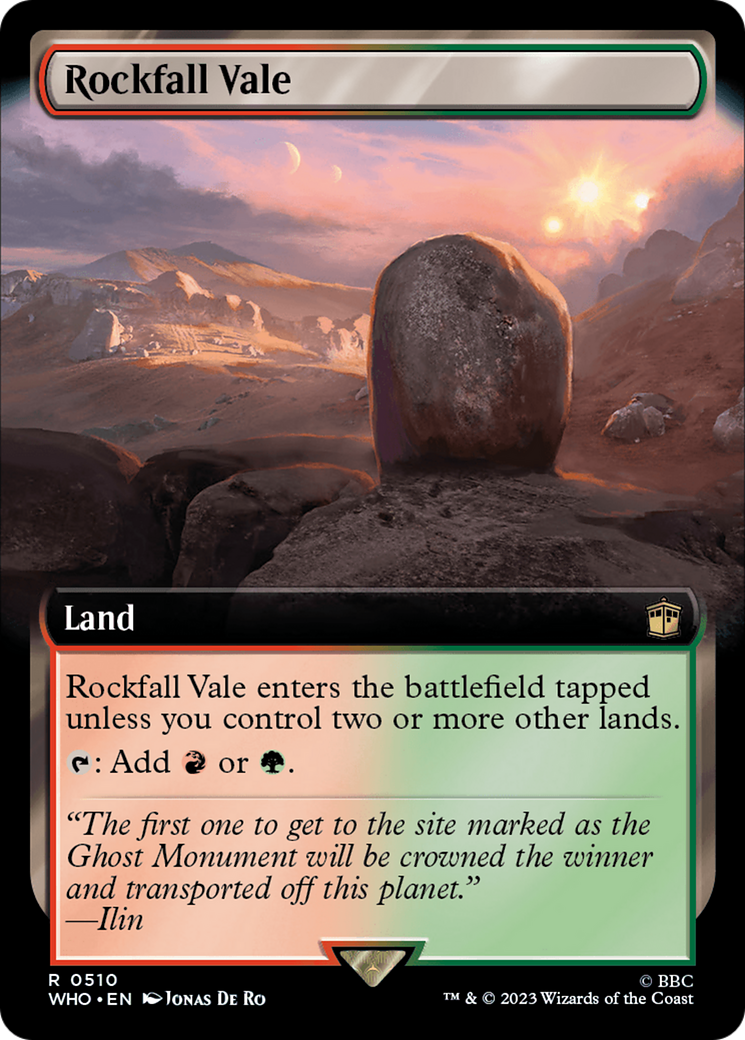 Rockfall Vale (Extended Art) [Doctor Who] | Pegasus Games WI