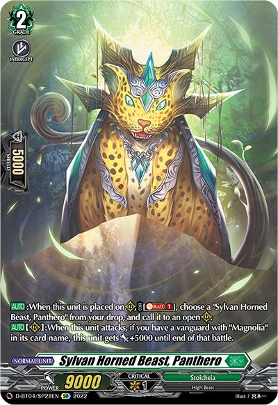 Sylvan Horned Beast, Panthero (D-BT04/SP28EN) [Awakening of Chakrabarthi] | Pegasus Games WI