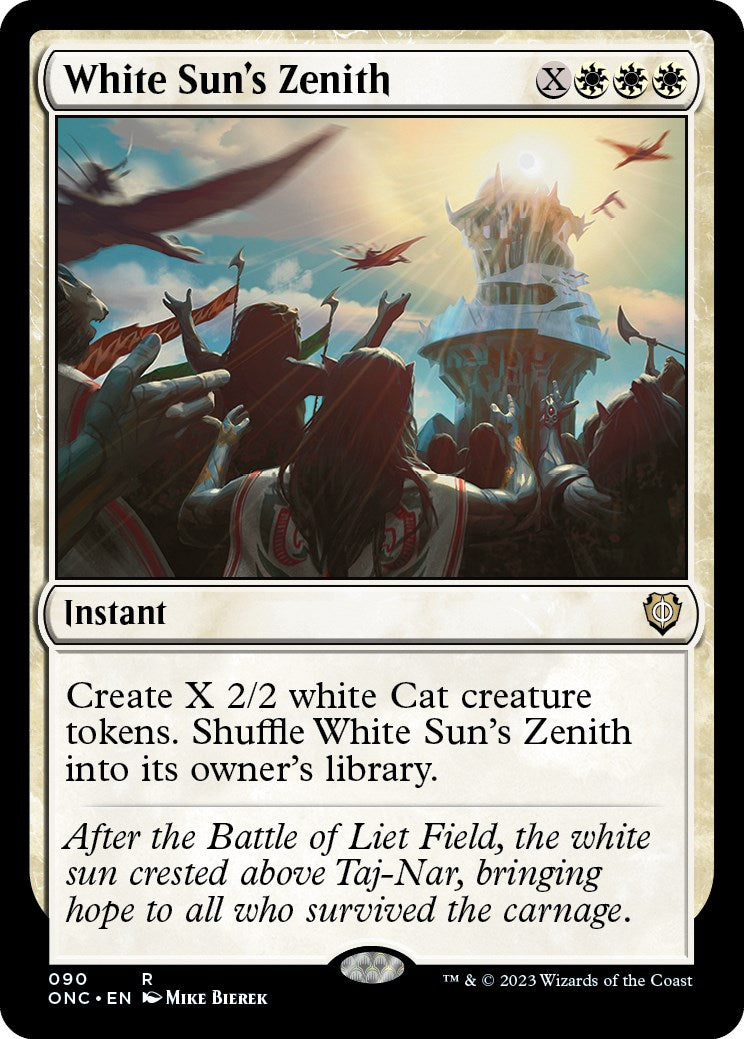 White Sun's Zenith [Phyrexia: All Will Be One Commander] | Pegasus Games WI