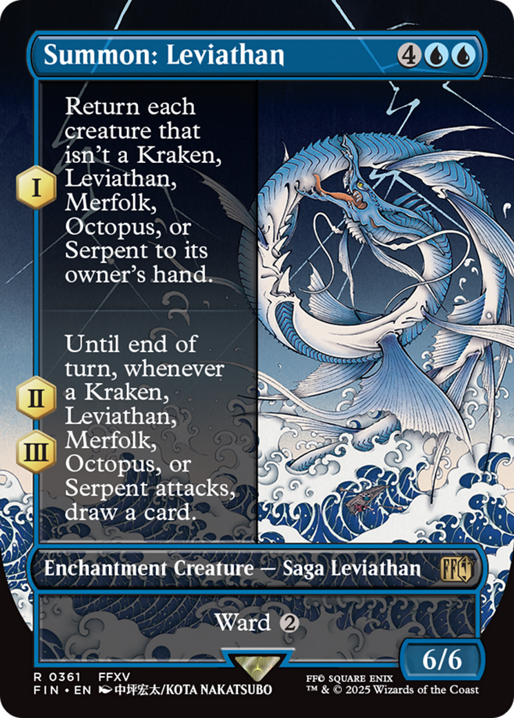 Summon: Leviathan (Borderless) [FINAL FANTASY] | Pegasus Games WI