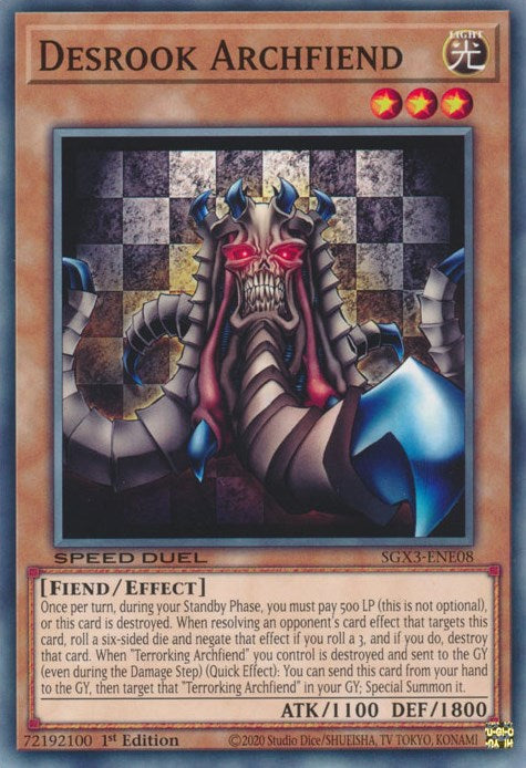 Desrook Archfiend [SGX3-ENE08] Common | Pegasus Games WI