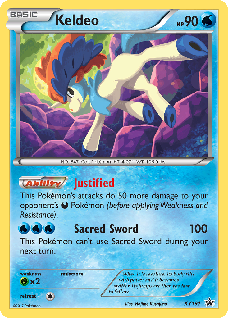 Keldeo (XY191) [XY: Black Star Promos] | Pegasus Games WI