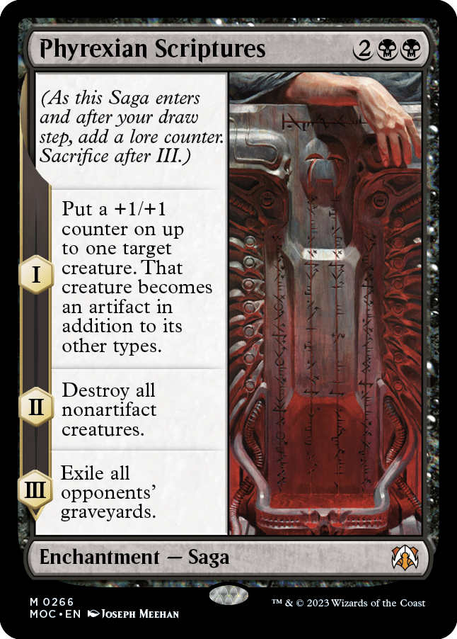 Phyrexian Scriptures [March of the Machine Commander] | Pegasus Games WI