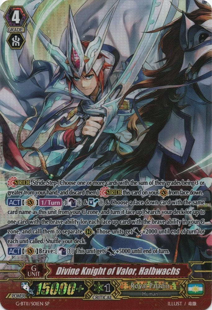 Divine Knight of Valor, Halbwachs (G-BT11/S01EN) [Demonic Advent] | Pegasus Games WI