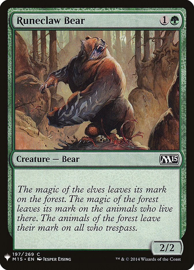 Runeclaw Bear [Mystery Booster] | Pegasus Games WI