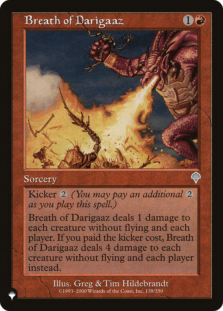 Breath of Darigaaz [The List Reprints] | Pegasus Games WI