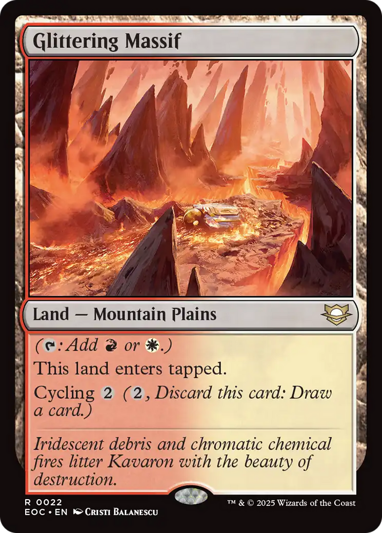 Glittering Massif [Edge of Eternities Commander] | Pegasus Games WI