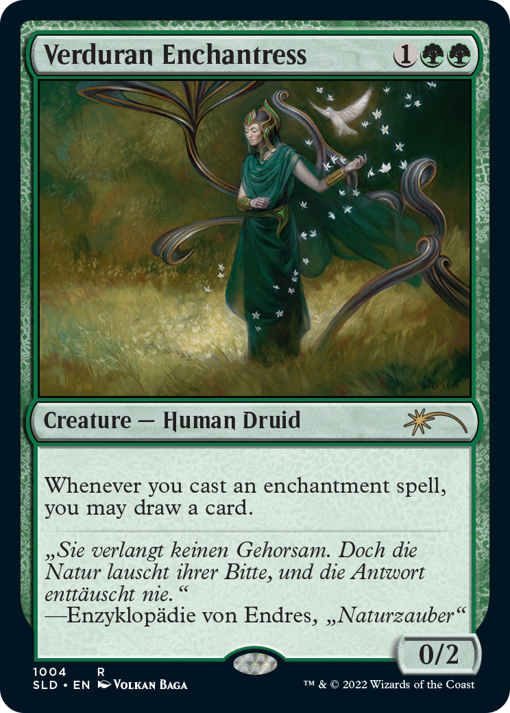 Verduran Enchantress [Secret Lair Drop Series] | Pegasus Games WI