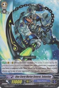 Blue Storm Marine General, Sebastian (G-CB02/026EN) [Commander of the Incessant Waves] | Pegasus Games WI