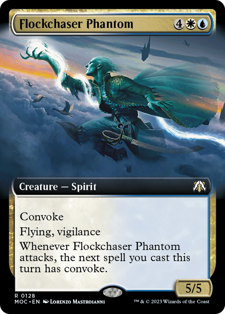 Flockchaser Phantom (Extended Art) [March of the Machine Commander] | Pegasus Games WI