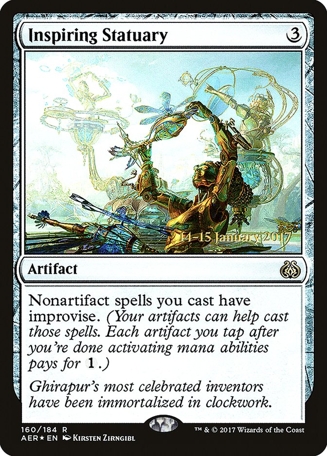 Inspiring Statuary [Aether Revolt Prerelease Promos] | Pegasus Games WI