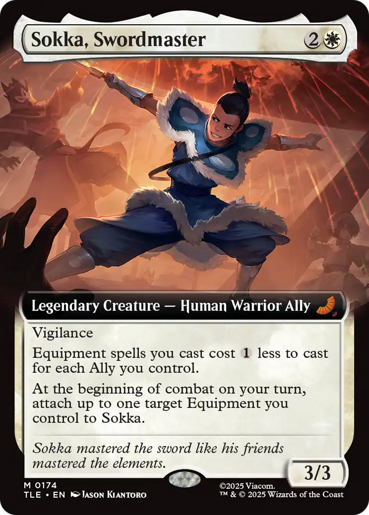 Sokka, Swordmaster (Extended Art) [Avatar: The Last Airbender: Eternal-Legal] | Pegasus Games WI