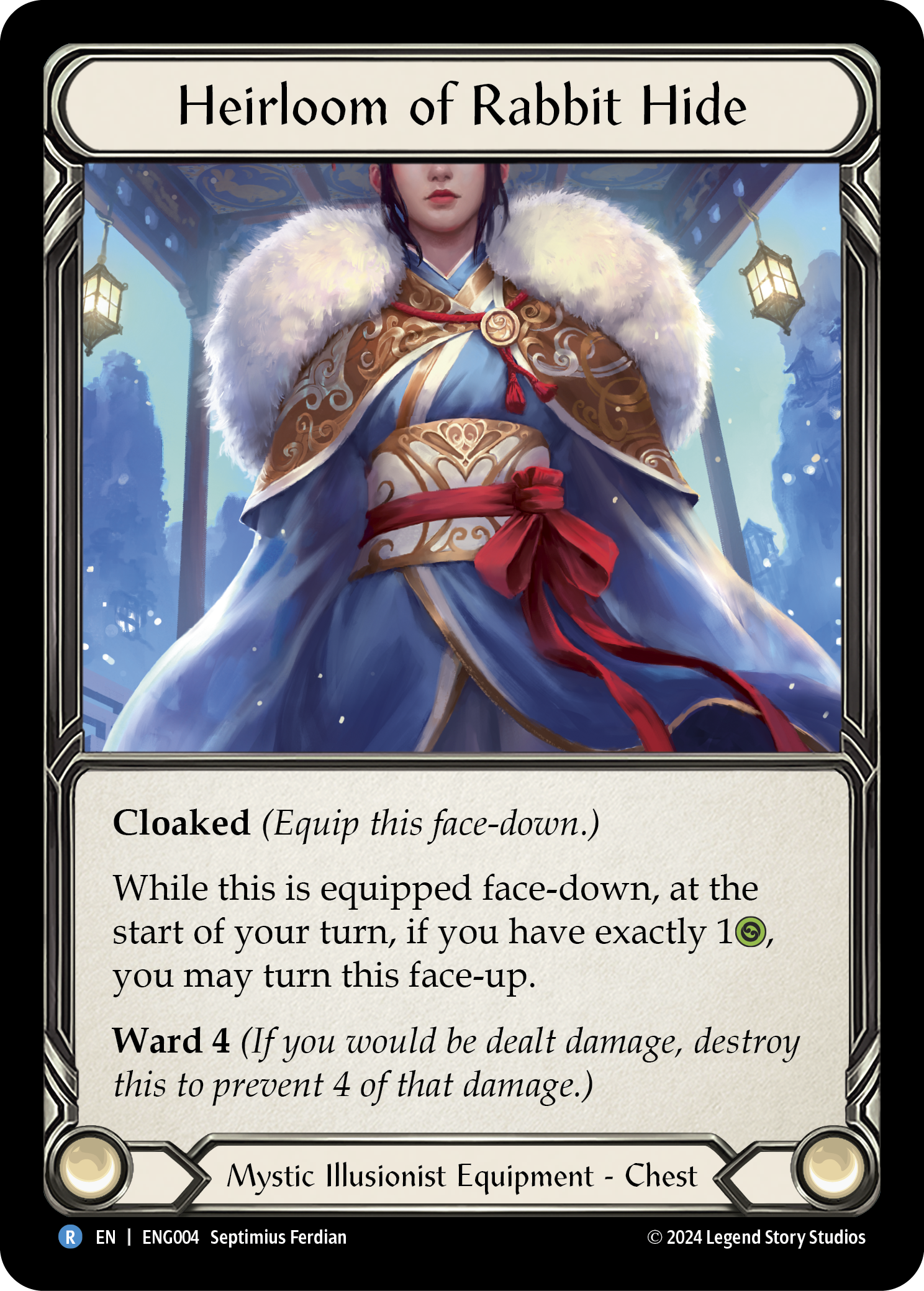 Heirloom of Rabbit Hide [ENG004] (Part the Mistveil Enigma Blitz Deck) | Pegasus Games WI