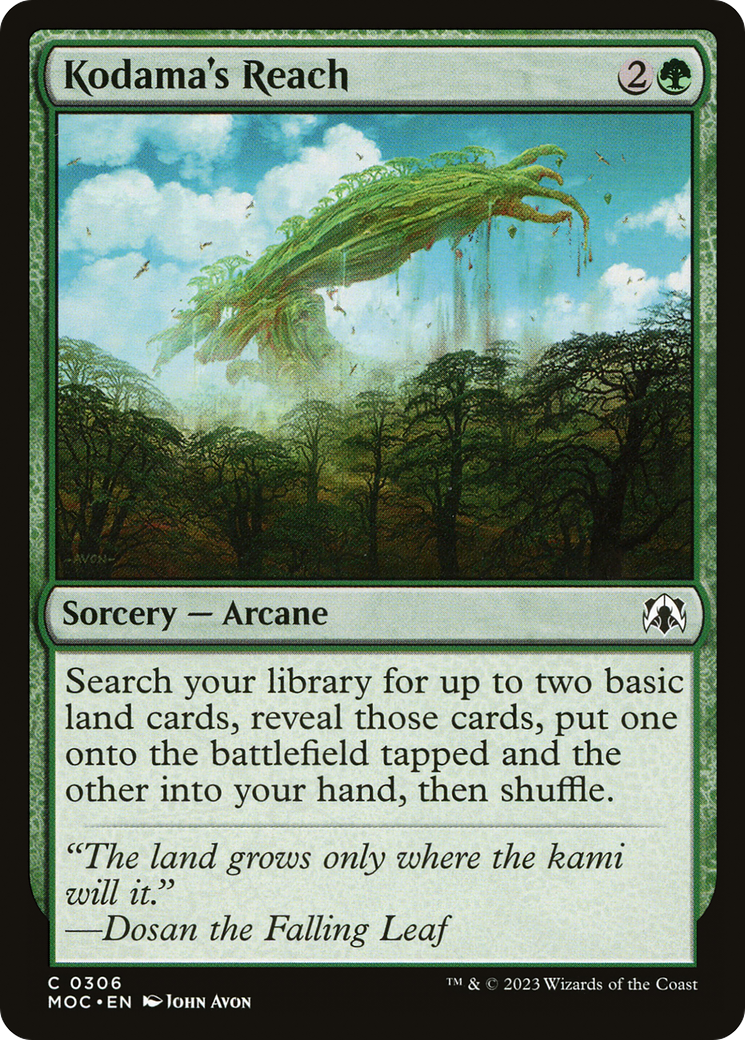 Kodama's Reach [March of the Machine Commander] | Pegasus Games WI