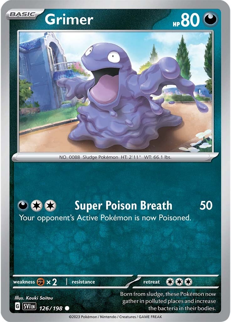 Grimer (126/198) [Scarlet & Violet: Base Set] | Pegasus Games WI