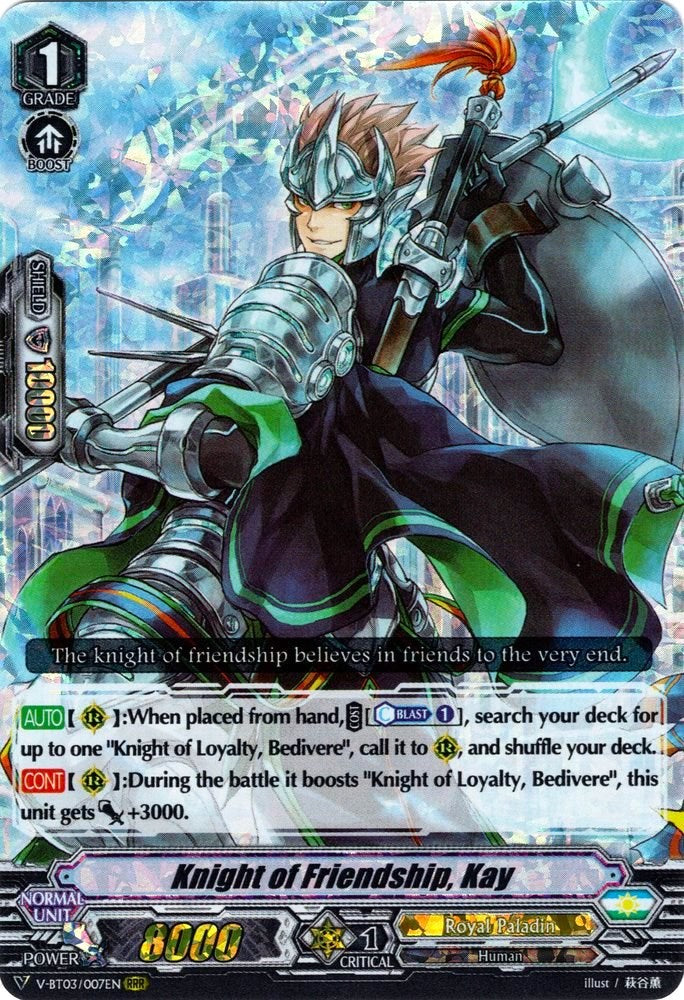 Knight of Friendship, Kay (V-BT03/007EN) [Miyaji Academy CF Club] | Pegasus Games WI