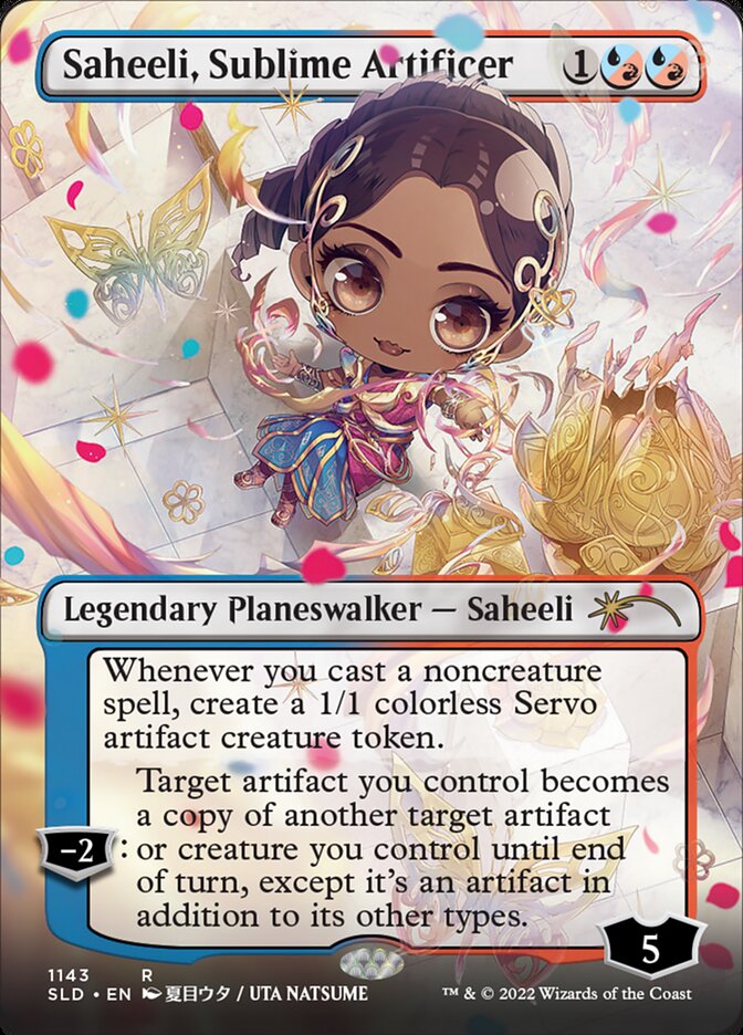 Saheeli, Sublime Artificer (Borderless) [Secret Lair Drop Series] | Pegasus Games WI