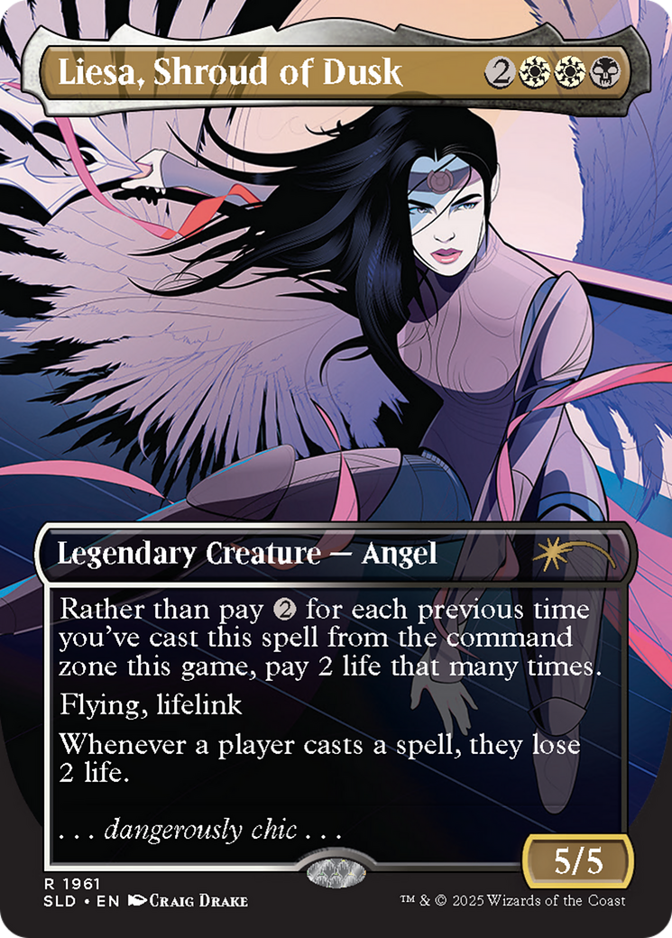 Liesa, Shroud of Dusk (Rainbow Foil) [Secret Lair Drop Series] | Pegasus Games WI