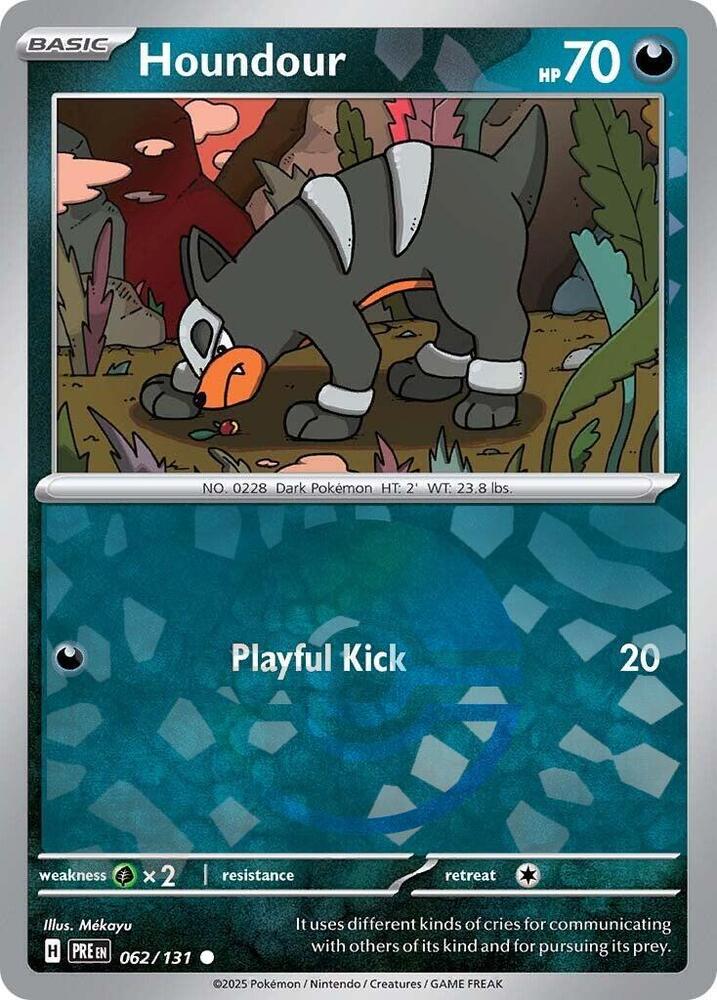 Houndour (062/131) (Poke Ball Pattern) [Scarlet & Violet: Prismatic Evolutions] | Pegasus Games WI